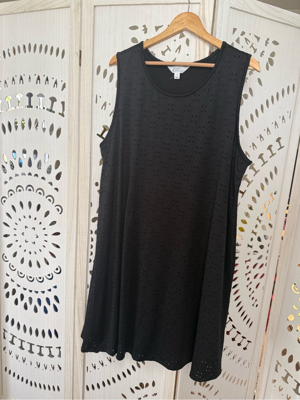Market & Spruce by Stitch Fix black sleeveless dress, size 3X
